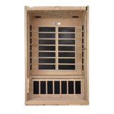 Dynamic Saunas Venice 2-Person Low EMF Infrared Sauna DYN-6210-01