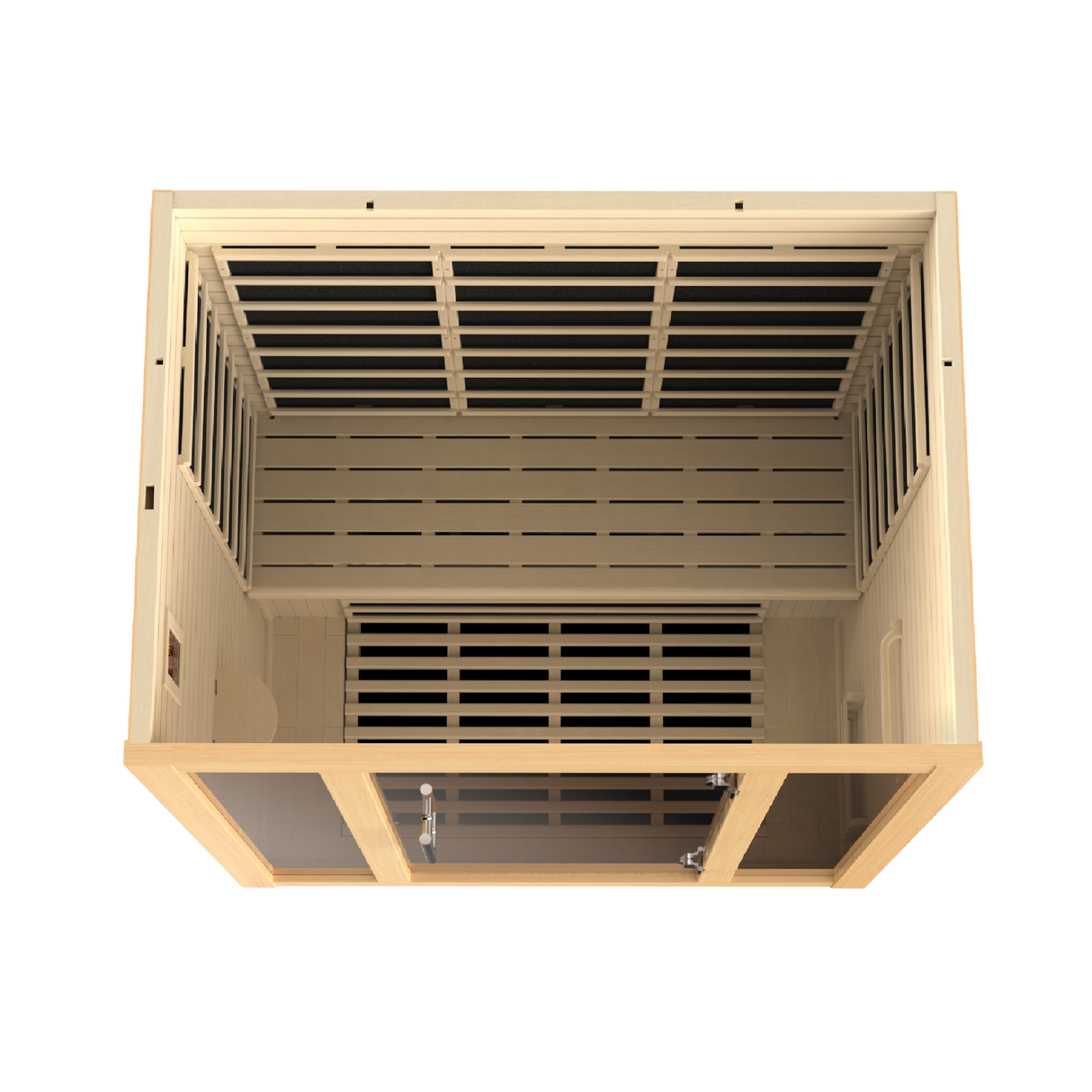 Dynamic Saunas Vila 3-Person Ultra Low EMF Infrared Sauna DYN-6315-02