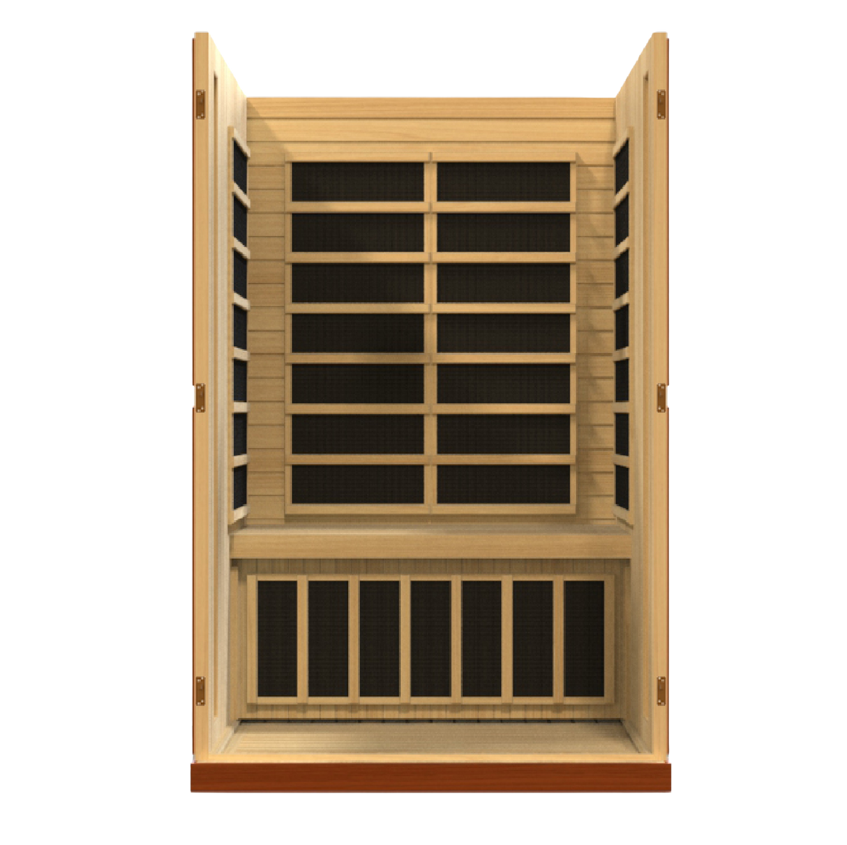 Dynamic Saunas Vittoria 2-Person Low EMF Infrared Sauna DYN-6220-01