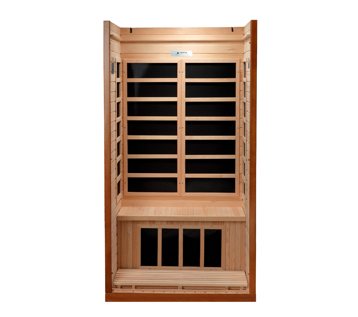 Dynamic Saunas Barcelona Elite 1-2 Person Ultra Low EMF Infrared Sauna DYN-6106-01 Elite