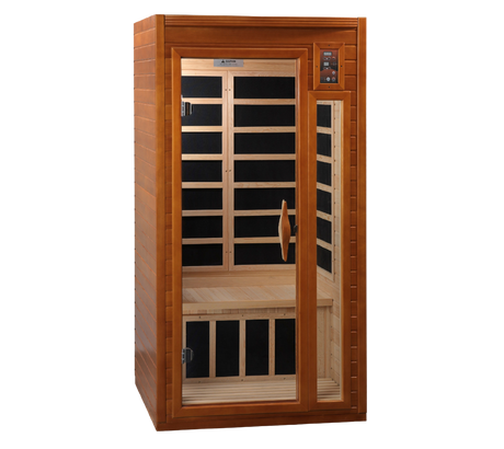 Dynamic Saunas Barcelona Elite 1-2 Person Ultra Low EMF Infrared Sauna DYN-6106-01 Elite