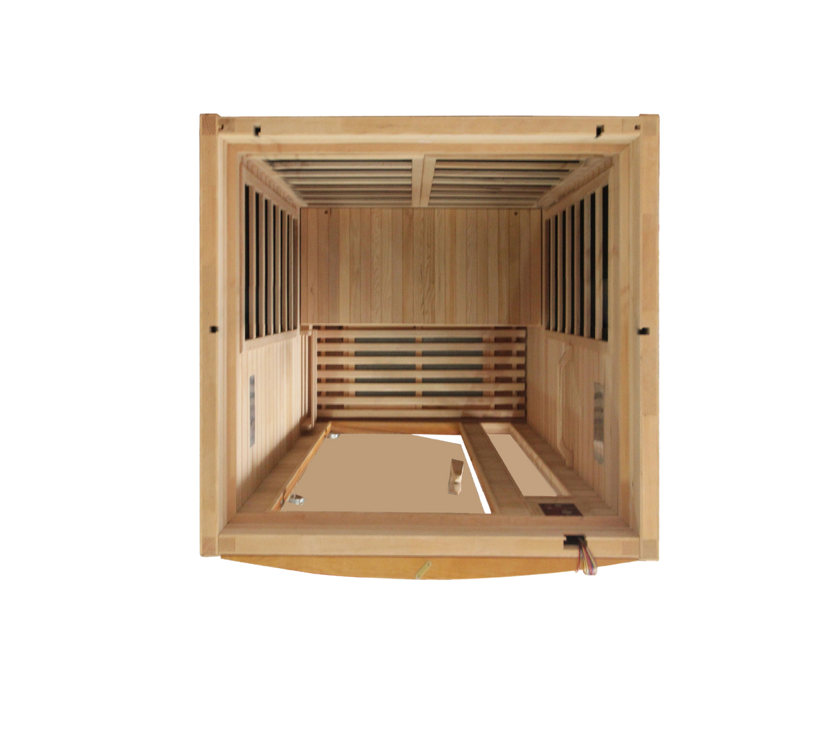 Dynamic Saunas Barcelona Elite 1-2 Person Ultra Low EMF Infrared Sauna DYN-6106-01 Elite