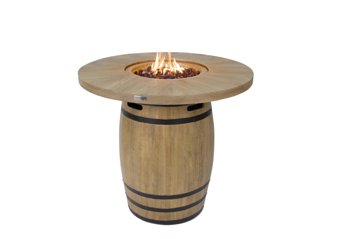 Elementi Lafite Barrel Fire Table OFG225