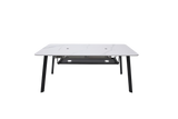 Elementi Plus Oslo Marble Porcelain Dining Fire Table OFP301