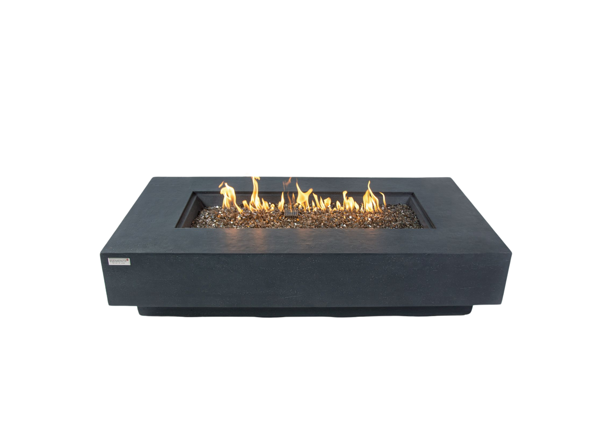 Elementi Plus Positano Rectangle Fire Table OFG415DG