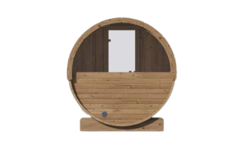 SaunaLife Model E7W ERGO Series 4 Person Sauna Barrel-Window SL-MODELE7W