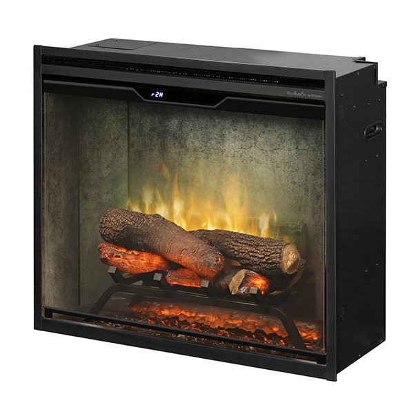 Dimplex Revillusion 24" Built-In Firebox Weathered Concrete RBF24DLXWC