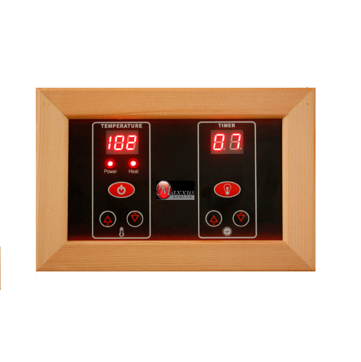 Maxxus Cholet Edition 2-Person Red Cedar Near Zero EMF FAR Infrared Sauna MX-K206-01-ZF CED