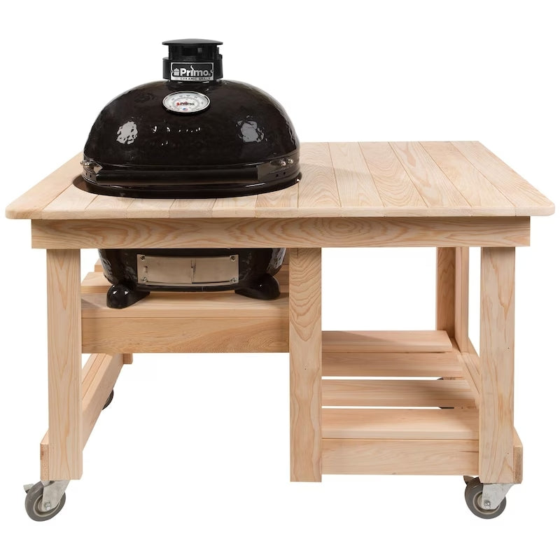 Primo All-In-One Oval Junior 200 Kamado Charcoal Grill PGCJRC