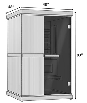 Finnmark FD-4 Trinity 2-Person Infrared & Steam Sauna Combo FD-KN004