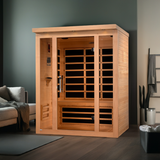 Dynamic Saunas Vila 3-Person Ultra Low EMF Infrared Sauna DYN-6315-02