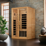 Dynamic Saunas Santiago 2-Person Low EMF Infrared Sauna DYN-6209-01