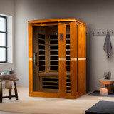 Dynamic Saunas Vittoria 2-Person Low EMF Infrared Sauna DYN-6220-01