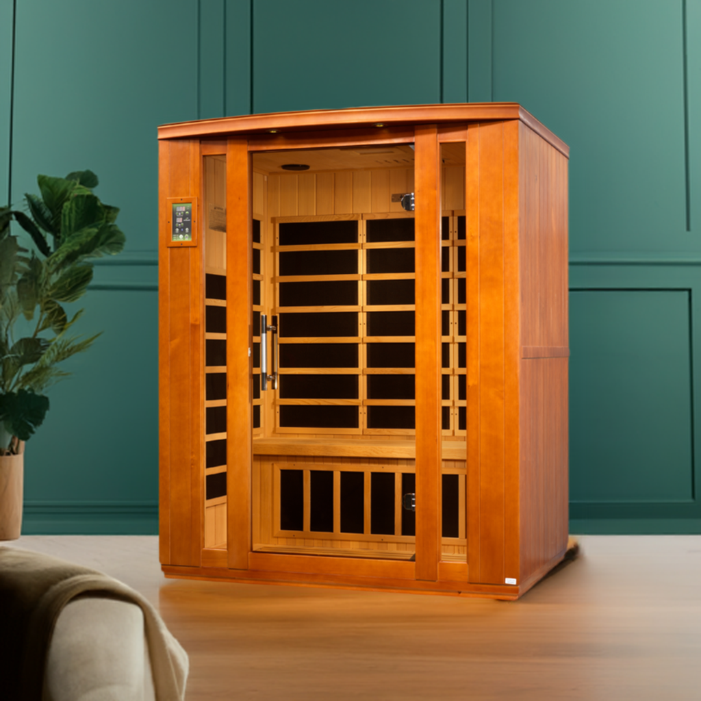 Dynamic Saunas Bellagio 3-Person Low EMF Infrared Sauna DYN-6306-02