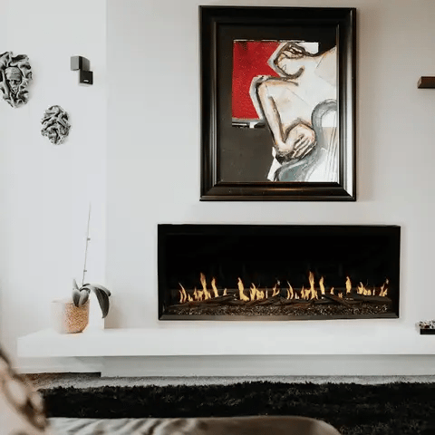 Modern Flames Orion 76" Slim Virtual Electric Fireplace OR76-SLIM