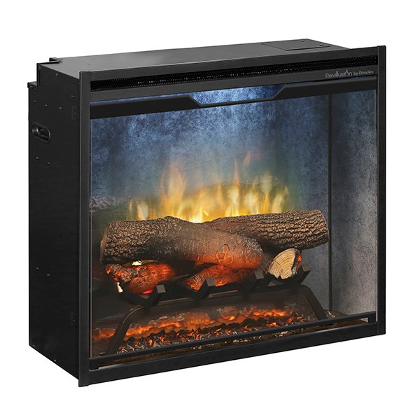 Dimplex Revillusion 24" Built-In Firebox Weathered Concrete RBF24DLXWC