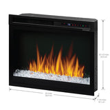 Dimplex 23" Nova Plug-In Electric Firebox with Acrylic Ember Media Bed XHD23G