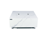 Elementi Plus Bianco Marble Porcelain Fire Table OFP103BW