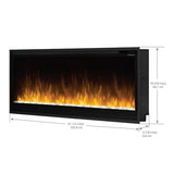 Dimplex 60" Slim Linear Built-in Electric Fireplace PLF6014-XS