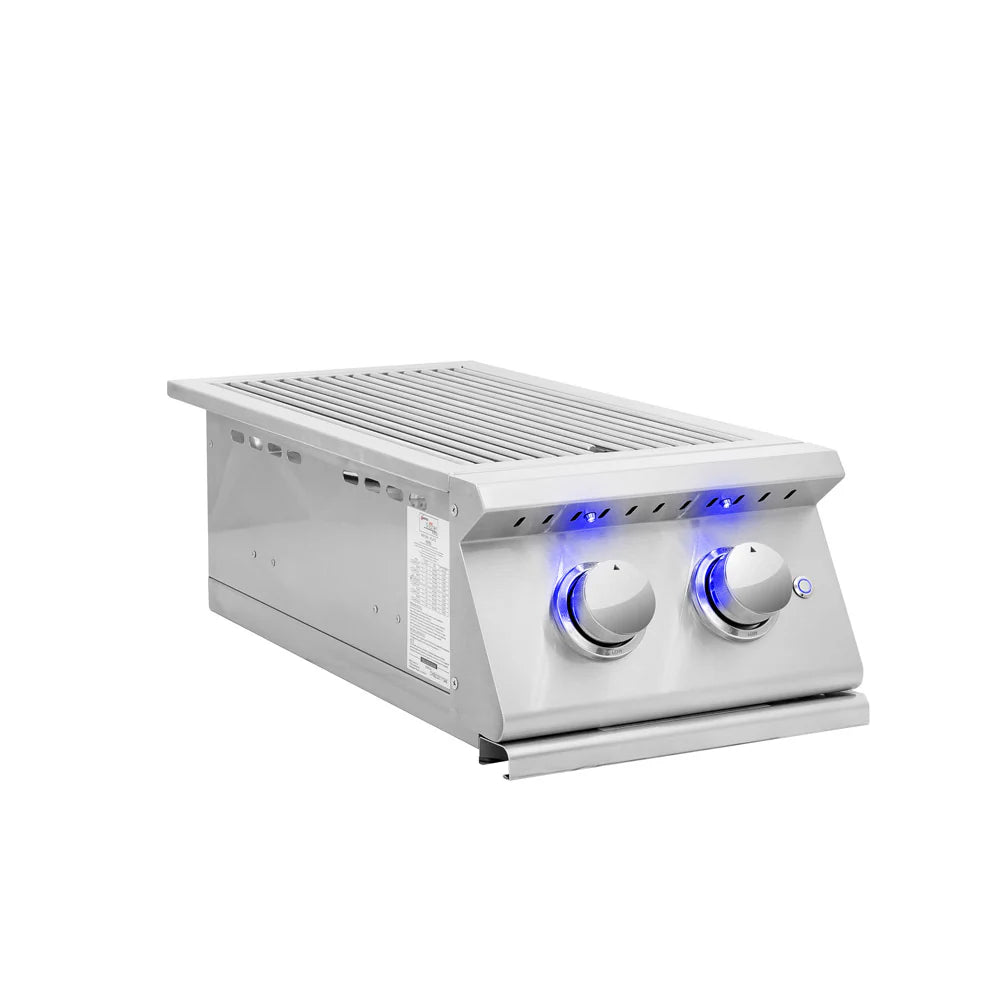 Summerset Sizzler Pro Double Side Burner w/LED Illumination SIZPROSB2