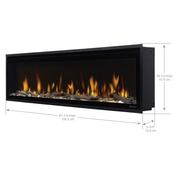 Dimplex Ignite Evolve 60" Built-in Linear Electric Fireplace EVO60