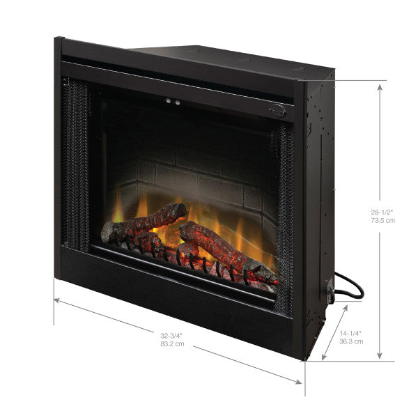 Dimplex 33" Deluxe Built-In Electric Firebox BF33DXP