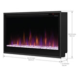 Dimplex 42" Slim Linear Built-in Electric Fireplace PLF4214-XS